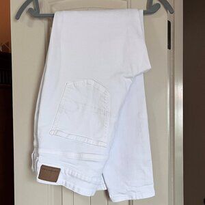 American Eagle Outfitters AEO Next Level Stretch High Rise Jegging White Size 14